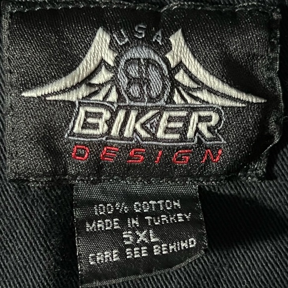 Sturgis Black Hills Rally 67th 2007 Anniversary Men’s Cut Off Denim Shirt 5XL - Picture 7 of 8